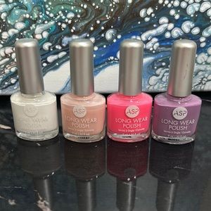 New ASP bundle of 4 long wear nail colors